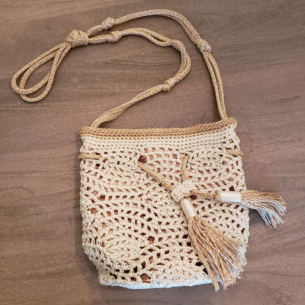 The Sak macramé purse